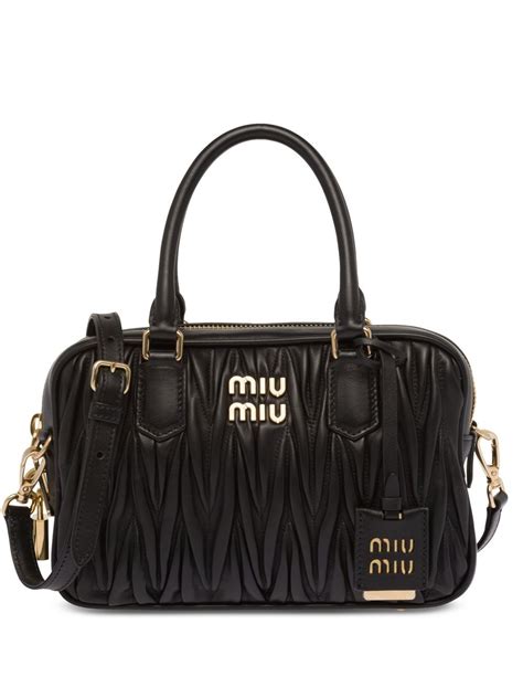 miu miu pink tote|Leather and Woven Designer Tote Bags For Women .